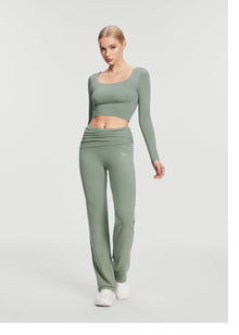 Soft Seamless Lounge Pants | Sage Green