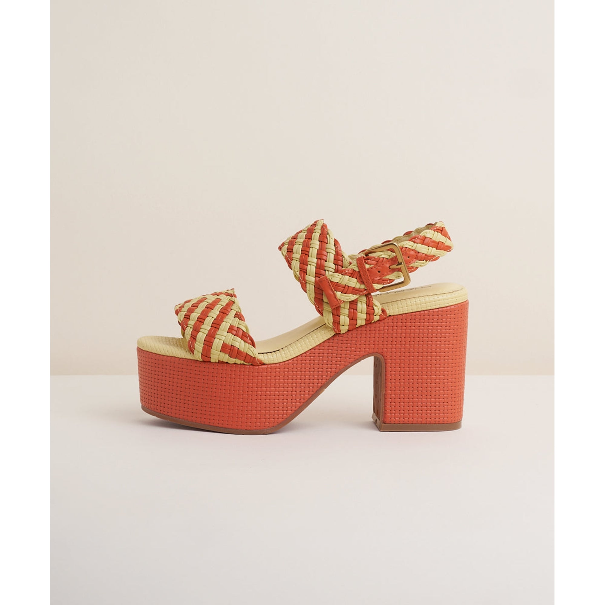 Sola Platform Sandal | Clay