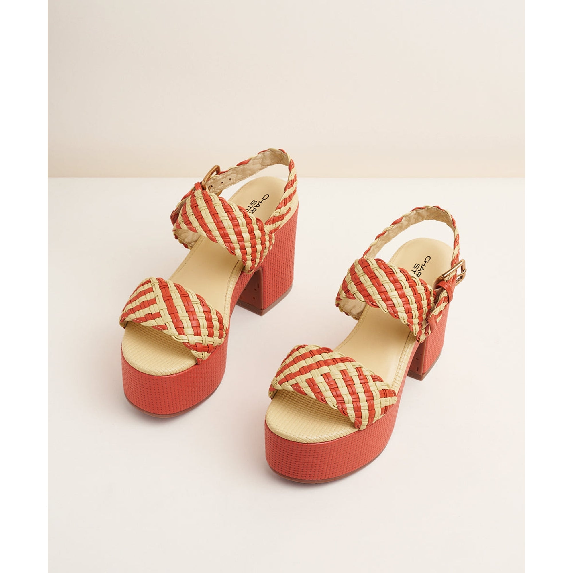 Sola Platform Sandal | Clay