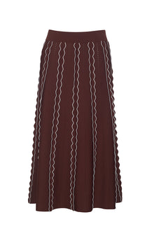 Southport Knit Skirt | Dark Coffee