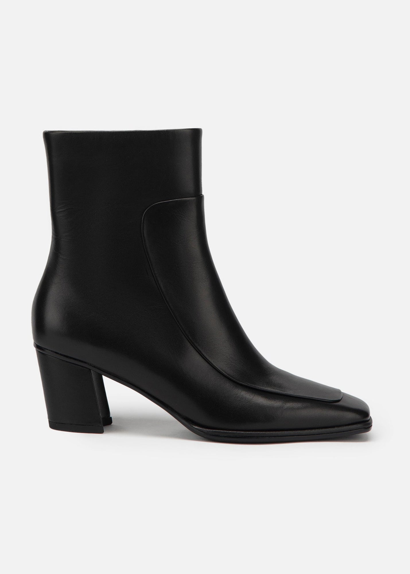 Square Toe Boots | Black