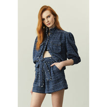 Stella Short | Denim Tweed