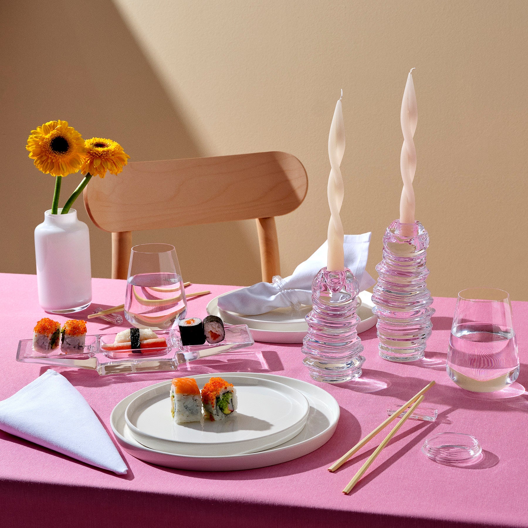 Eos Napkin Rings | Clear Crystal | Set of 4