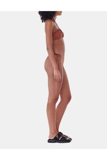 String Bikini Briefs | Copper Brown