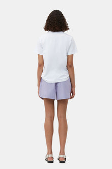 Stripe Cotton Elastic Shorts | Forever Blue