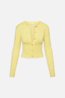 Sundae Cropped Cardigan - Honeycomb