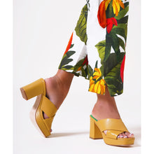 Sylvia Platform Mule | Dijon