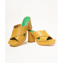 Sylvia Platform Mule | Dijon