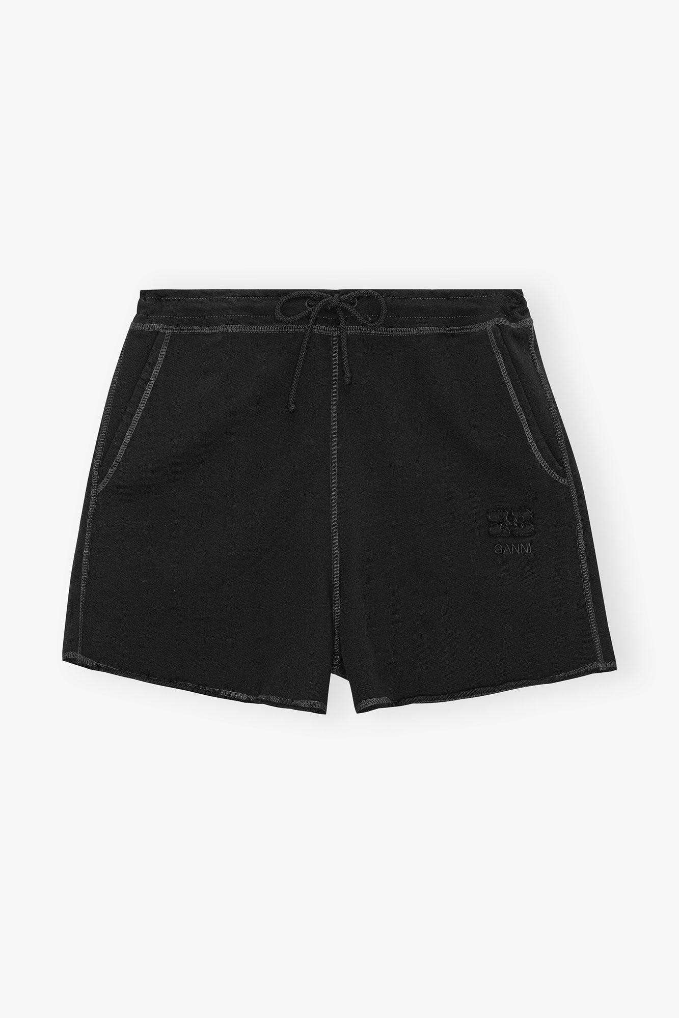 Light Isoli Drawstring Shorts | Black