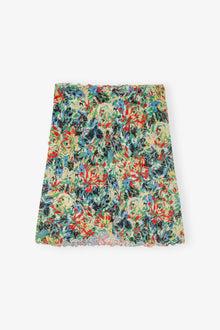 Mesh Wrap Skirt | Multicolor