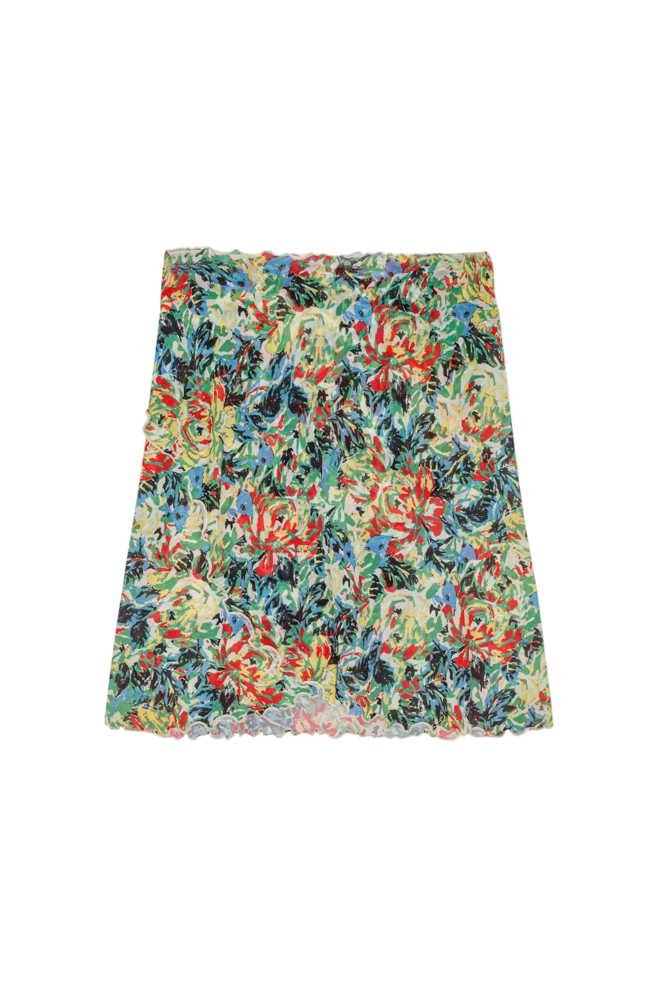 Mesh Wrap Skirt | Multicolor