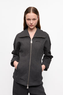 Heavy Fleece Zip-Up | Phantom