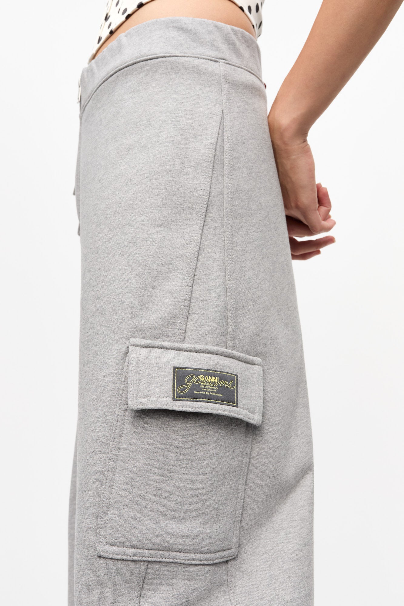 Heavy Terry Curved Pants | Paloma Melange