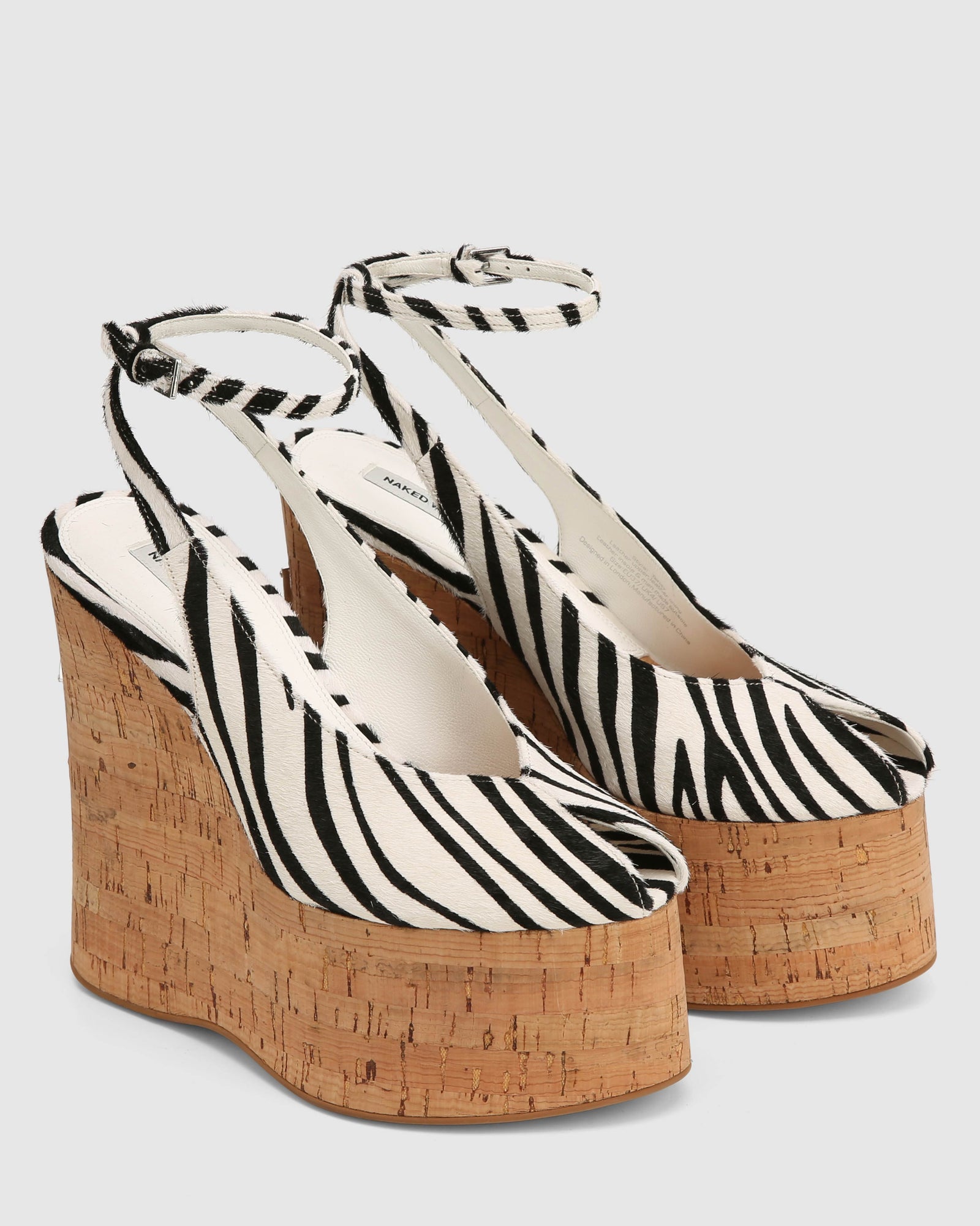 Womens | Tansy Pony Heel | Zebra