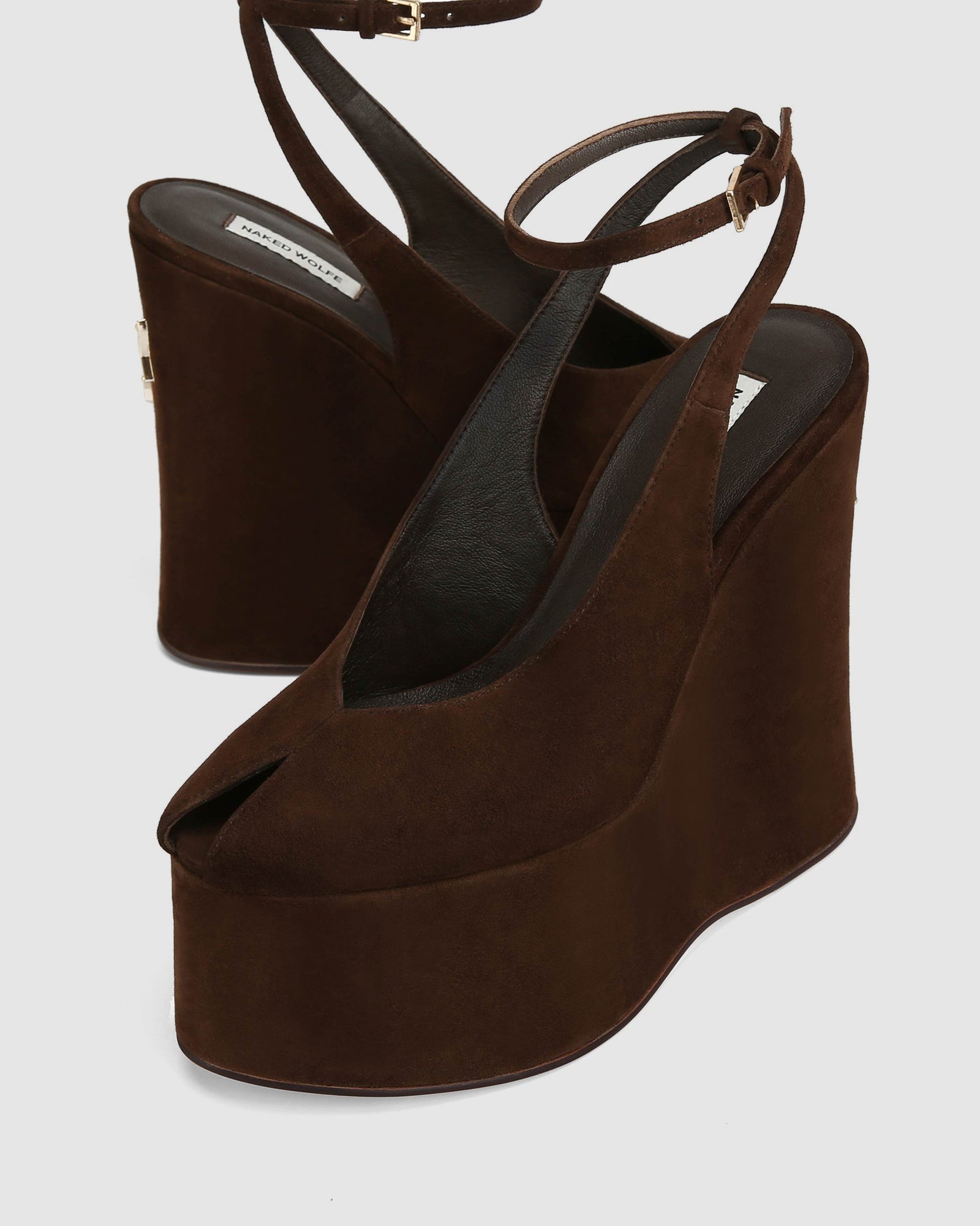 Womens | Tansy Suede Heel | Brown