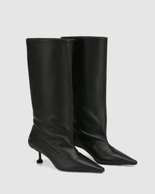 Womens | Tate Nappa Prince Leather Boot | Black