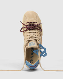 Mens | The Ballet Hairy Suede Sneaker | Oat