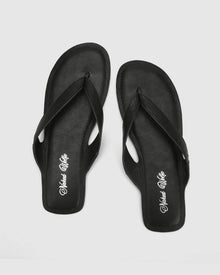 Mens | The Rambo Leather Sandal | Black