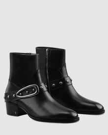 Mens | The Hollywood Leather Boot | Black