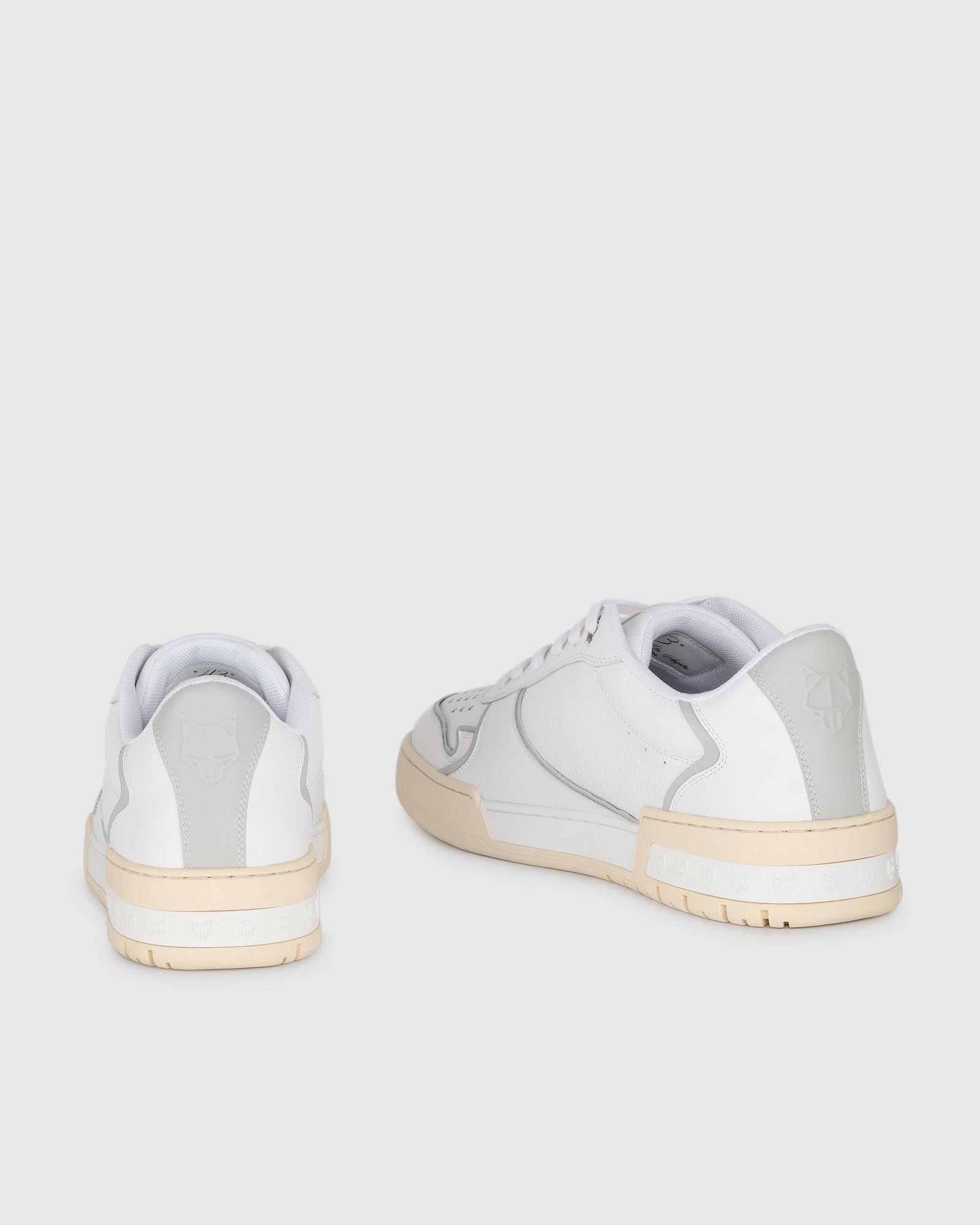 Mens | Transmission Leather Sneaker | White/Grey