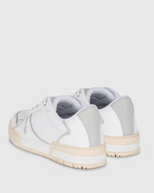 Mens | Transmission Leather Sneaker | White/Grey