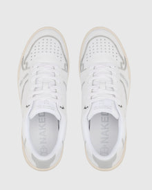 Mens | Transmission Leather Sneaker | White/Grey