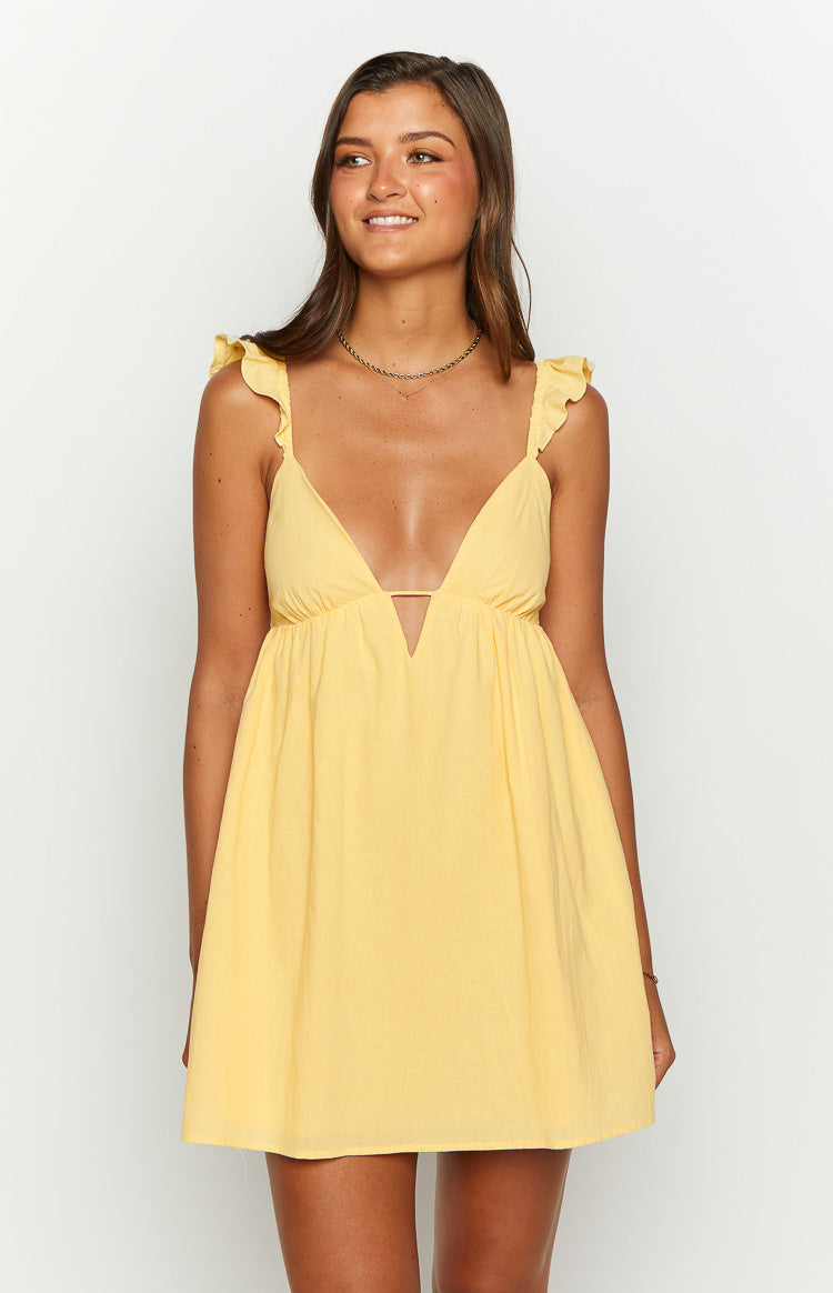 Tammie Mini Dress | Yellow