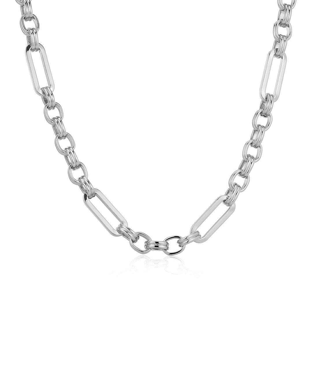 The Charlotte Link Chain Necklace | Silver