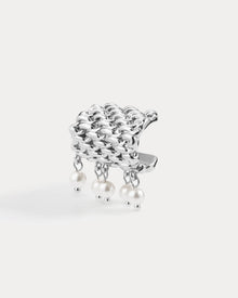 The Palma Pearl Ear Cuff | Faux Pearls | Silver