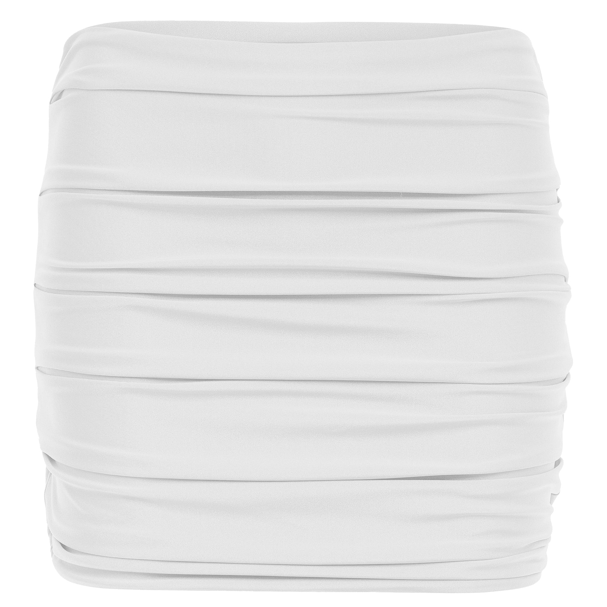 Thea Skirt | White Matte