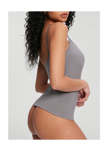 Thin Strap Tank Top | Cool Gray