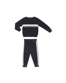 Toddler | Cozychic Ultra Lite Multi Stripe Pullover | Indigo Multi