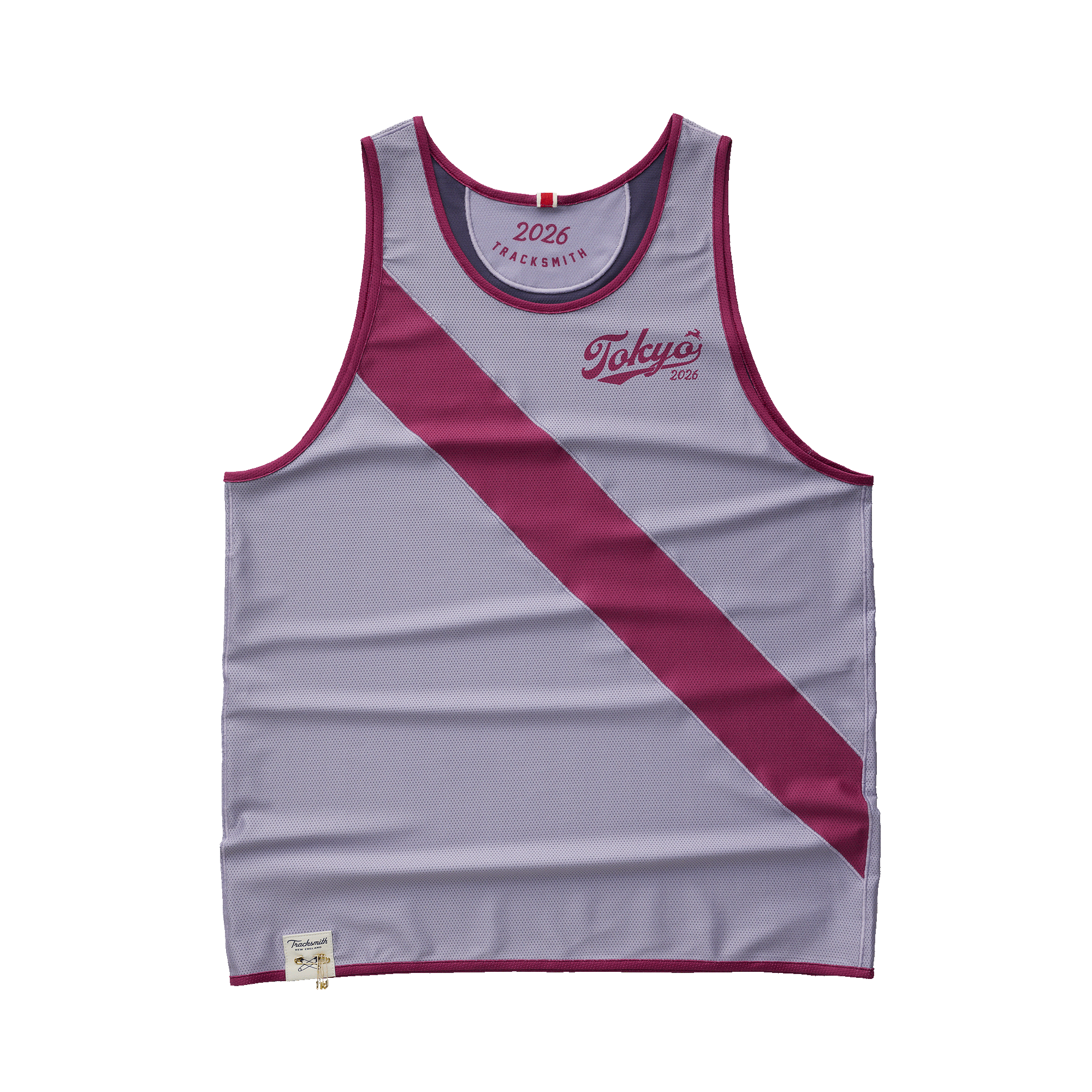 Mens | Tokyo Reversible Singlet | Purple Velvet/Lavender Aura/Anemone