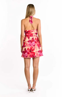 Trixie Cowl Neck Mini Dress | Yellow Orchid