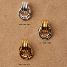 Mini Knot Earrings | Two-Tone
