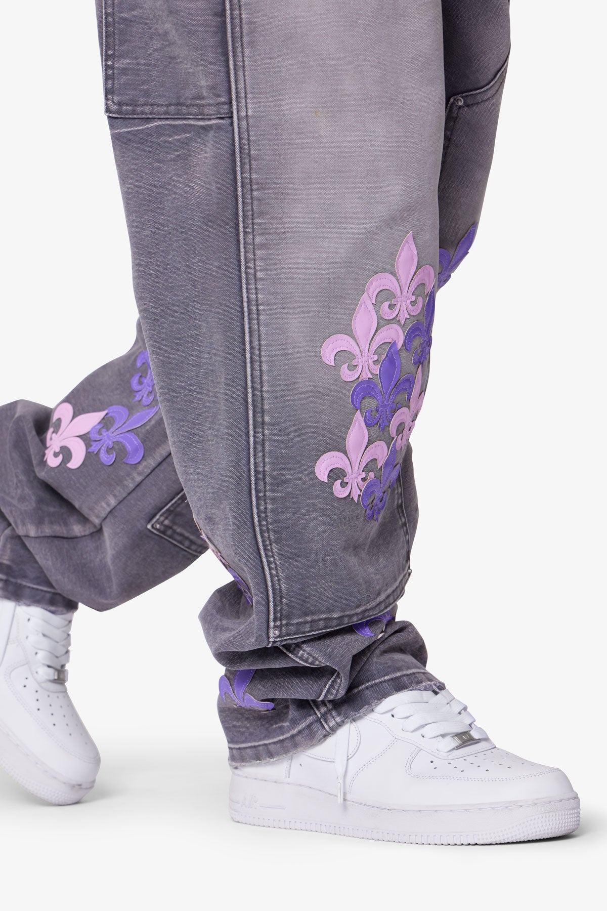 Ultra Baggy Fleur Double Knee Pants | Grey