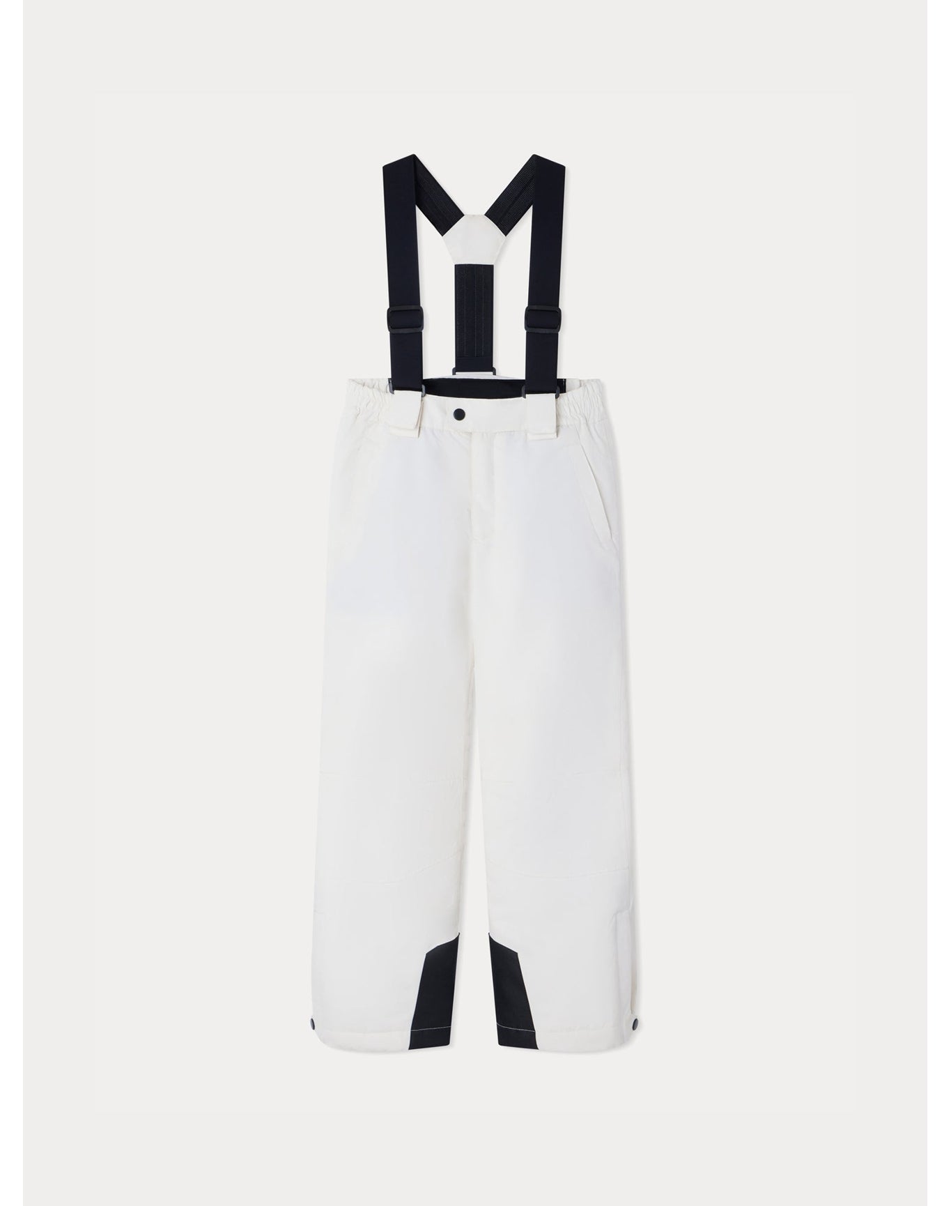 Unisex | Dodji Ski Pants With Suspenders | 10Y-14Y | Milk White