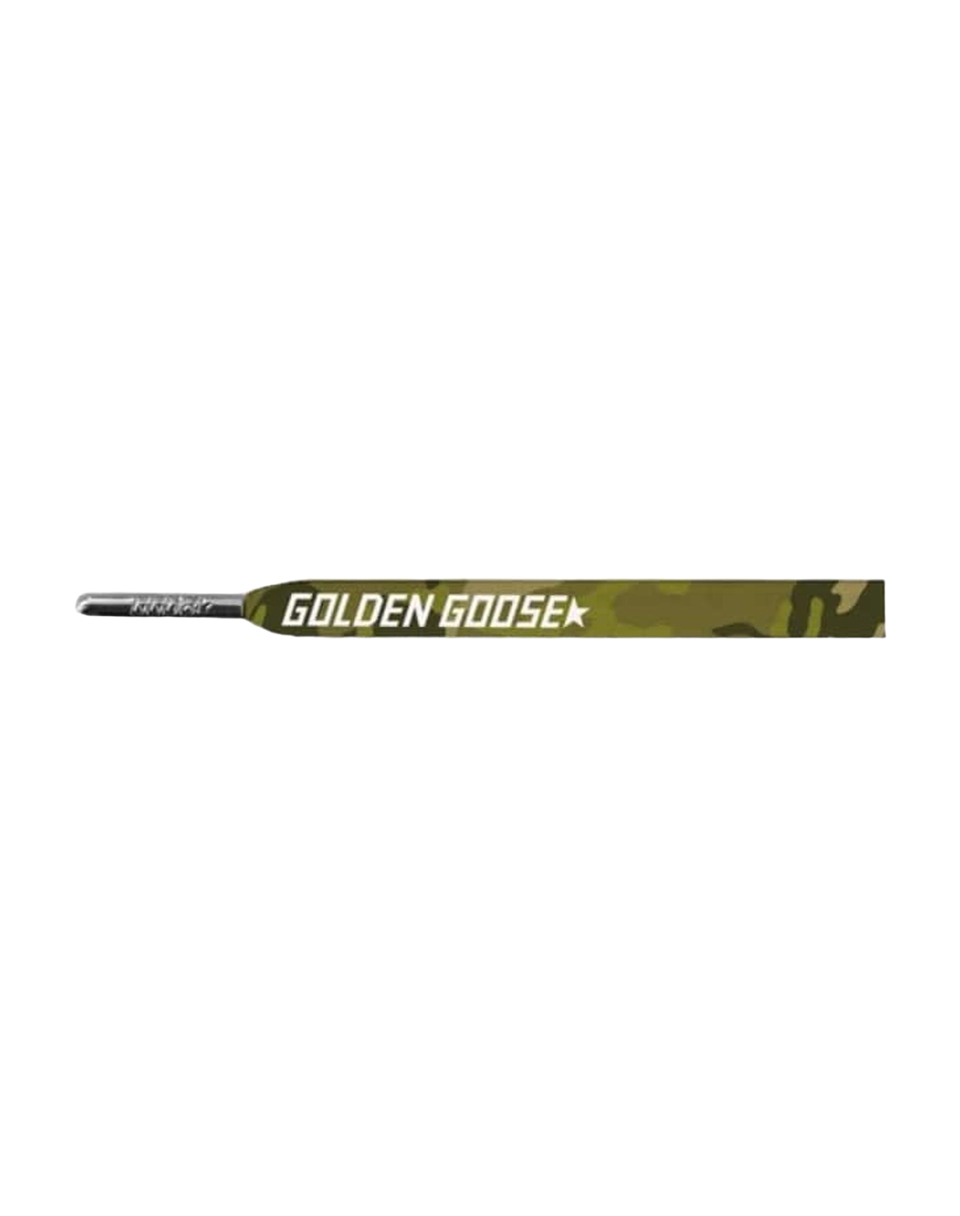 Unisex | Green Camouflage Laces with White Logo