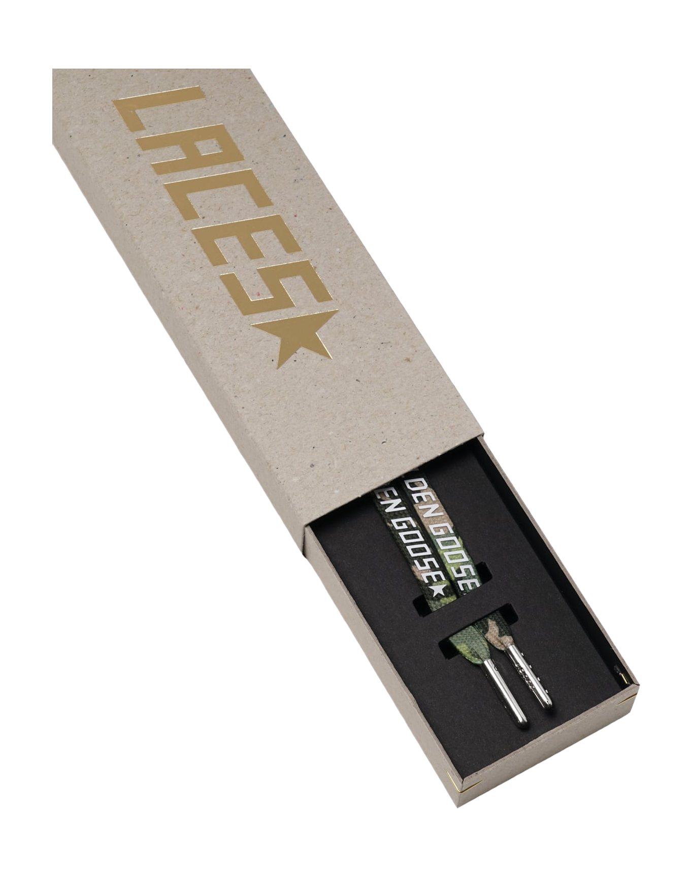 Unisex | Green Camouflage Laces with White Logo