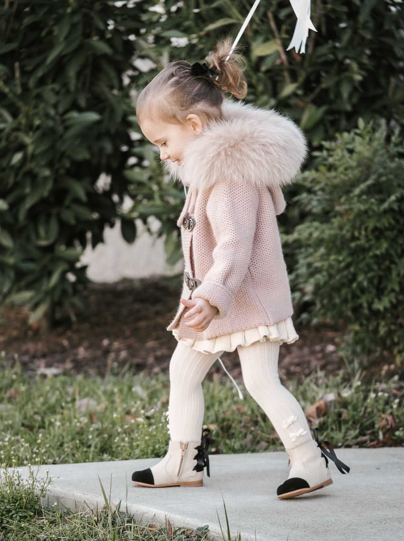 Unisex | Honeycomb Dusty Cashmere Pram Coat | Pink