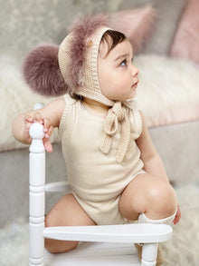 Unisex | Lion Bonnet Eggplant | Beige x Multicolor