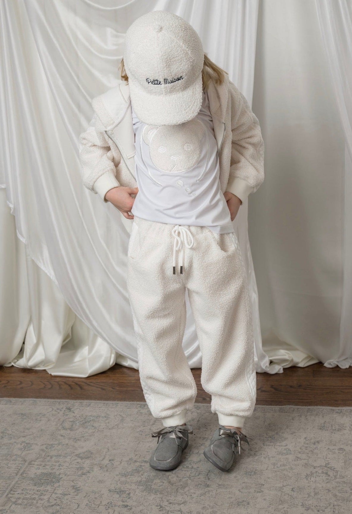 Unisex | Teddy Petite Maison Logo Cap | White