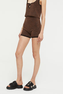 GINIA Allison Knit Short in Hazelnut