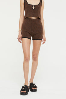 GINIA Allison Knit Short in Hazelnut