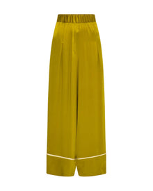 Vespa Piped Palazzo Pant | Sulphur