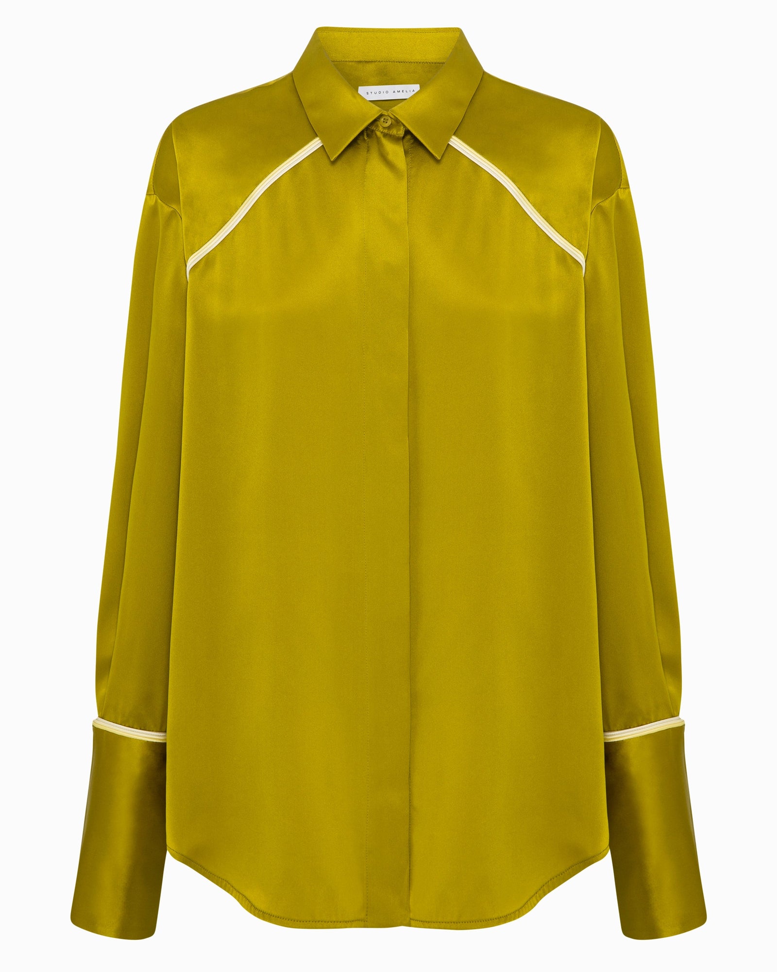 Vespa Piped Shirt | Sulphur