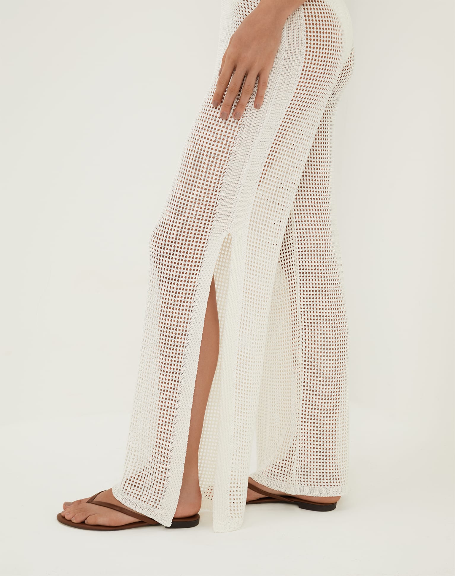 Knit Valerie Pants - Off White XS