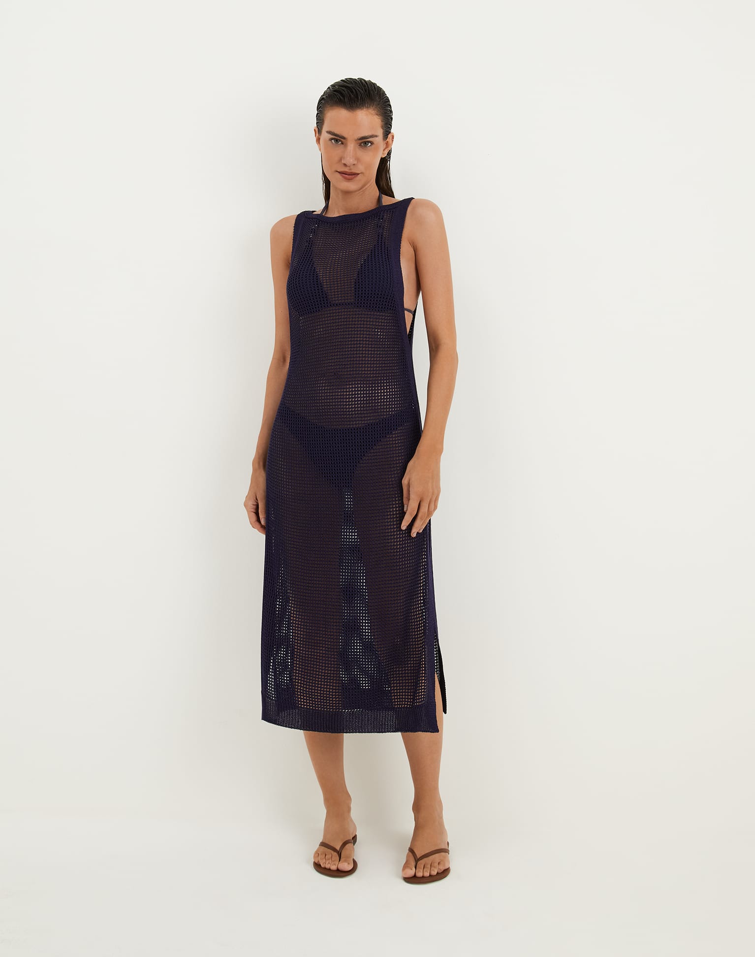 Hanna Long Cover Up - Sailboat XS