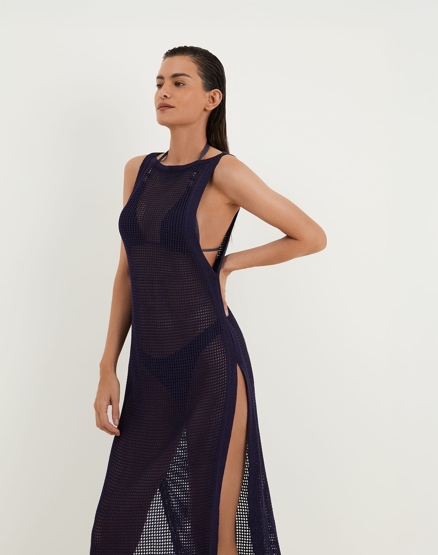 Hanna Long Cover Up - Sailboat XS