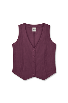 Violette Vest | Plum